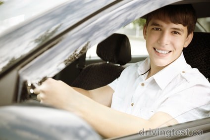 students driving
