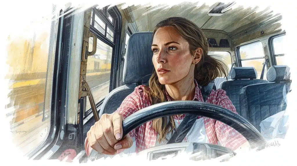 Driving a bus