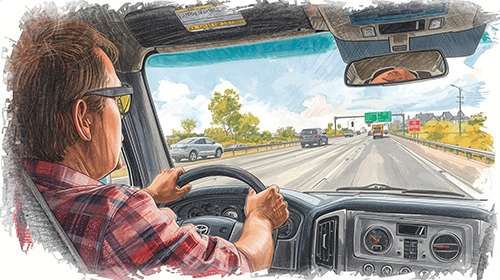 Safe and responsible truck driving